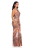Elysian Snake Print Maxi Dress