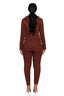 Comfort Sweater Set (Brown)
