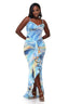 Seaside Siren Blue Wave Dress