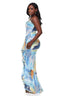 Seaside Siren Blue Wave Dress