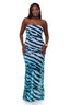 Untamed Elegance Zebra Print Dress- Preorder