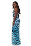 Untamed Elegance Zebra Print Dress- FINAL SALE