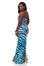 Untamed Elegance Zebra Print Dress- Preorder