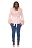 Cotton Candy Dreams Fur Collar Jacket (Pink)